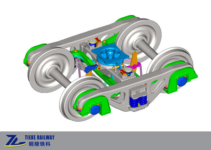 1067 mm di lunghezza di rotta di Cape Bogie Cargo Wagon Bogie 20 tonnellate Pay Load 80m Radius di curva piccola