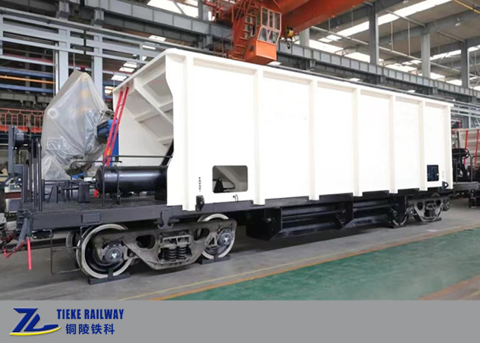 1000 mm di larghezza di metro Ferrovie di lastra Hopper Wagon Pagare carico 40T Capacità 25 metri cubi