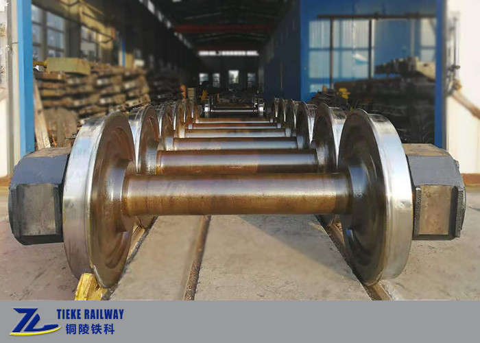 Tipo ferroviario vagone di G del carico di Axle Assembly For 120t della ruota del treno di Wheelset 840mm