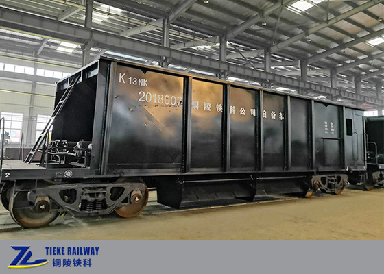 Treno merci di carico scaricante pneumatico dei vagoni 60t del saltatore del minerale metallifero