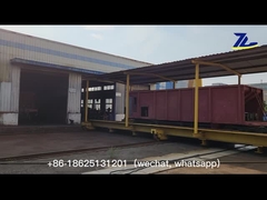 Carro ferroviario di scarico aereo di carbone con quattro botole di scarico in fondo